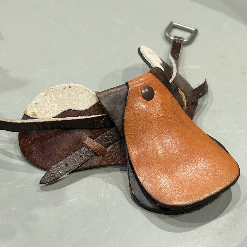 Breyer English Saddle Traditional Size Two Tone Brown Leather Horse Tack